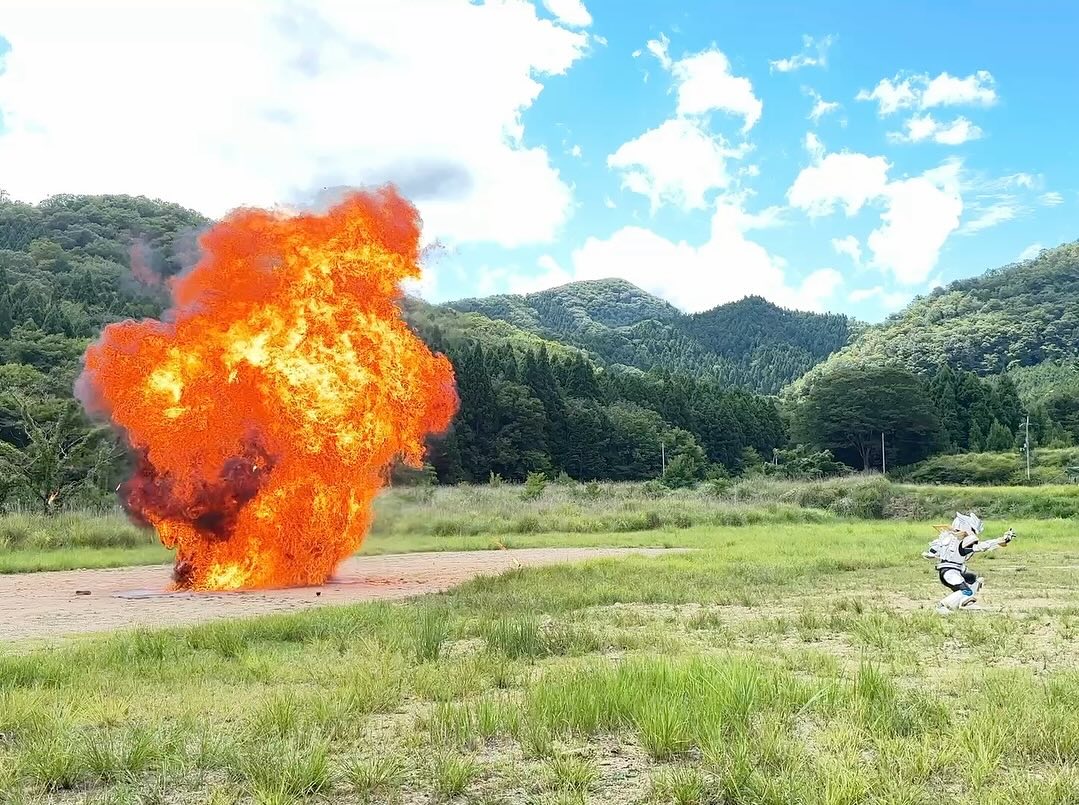 京丹波町ロケーション施設及びその倉庫で撮影された「光輪戦士ゼニア」が公開されました！